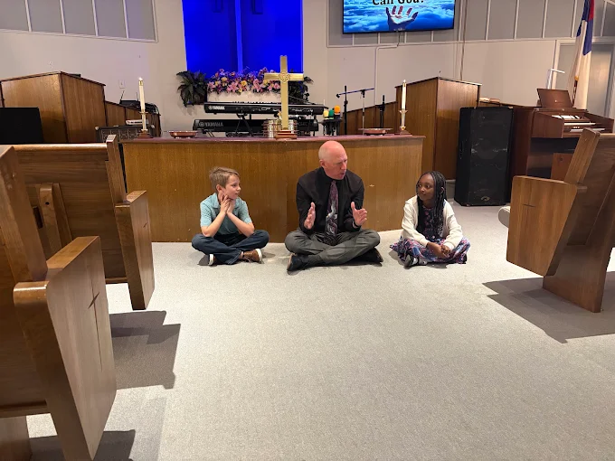 Children's message during service